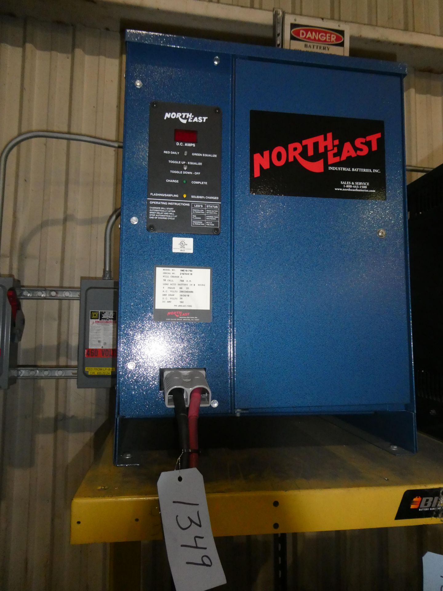 Northeast Industrial Batteries 36 Volt Charger