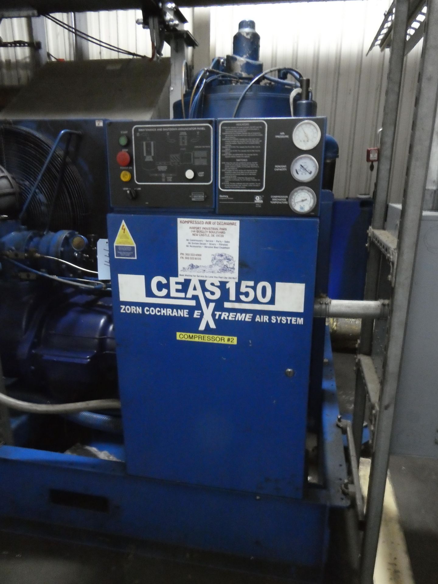Quincy Model QSLP-150 150 HP Rotary Screw Compressor Package. - Image 5 of 8