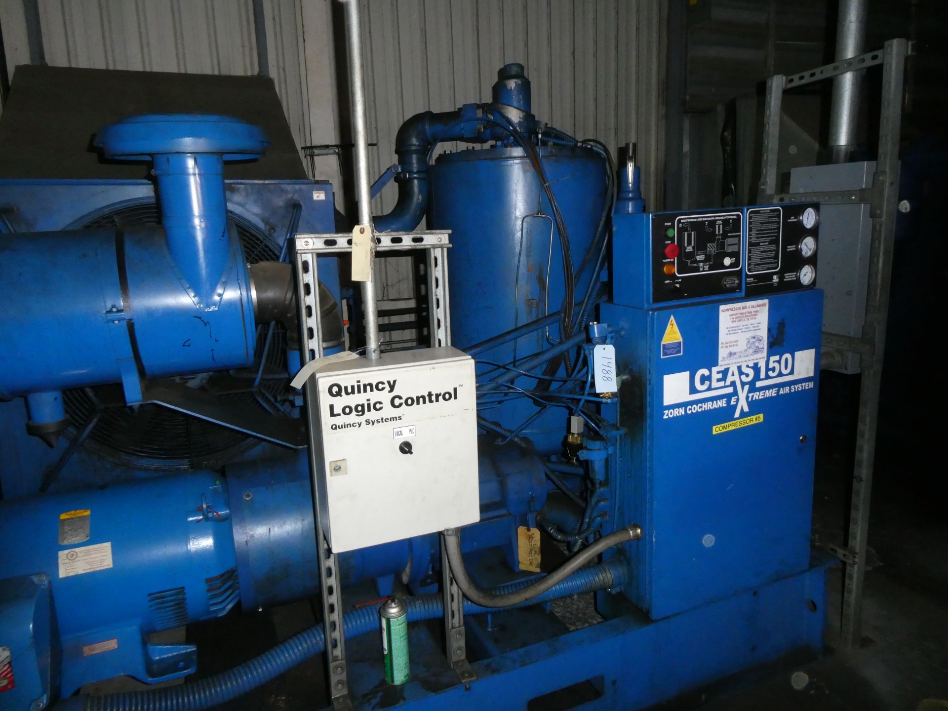 Quincy Model QSLP150ANA3C 150 HP Rotary Screw Compressor Package