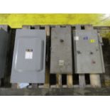 Pallet of Square D Disconnects and Motor Starters