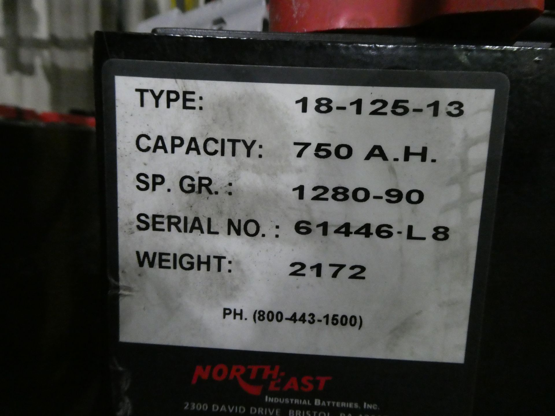 Northeast Industrial Batteries, 36 Volt - Image 2 of 3