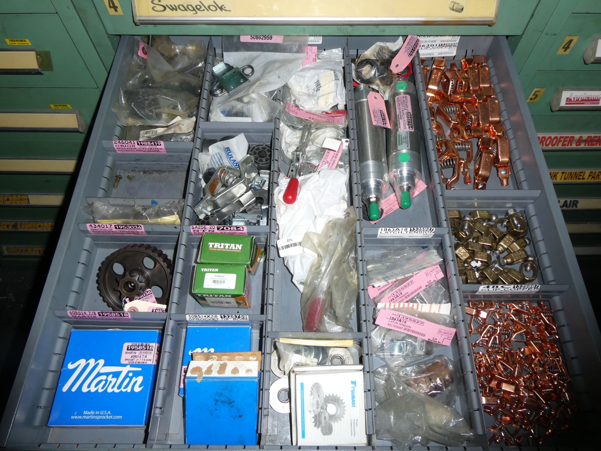 Stanley Vidmar Cabinet w/ Contents - Image 2 of 13