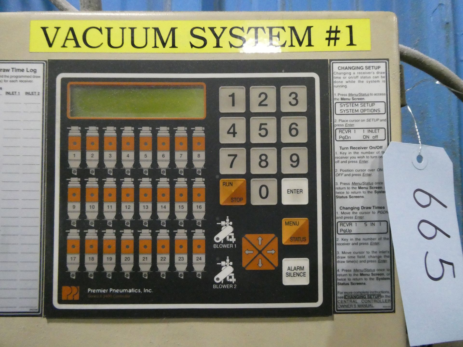 Premier Pneumatics Resin Vacuum System Controller