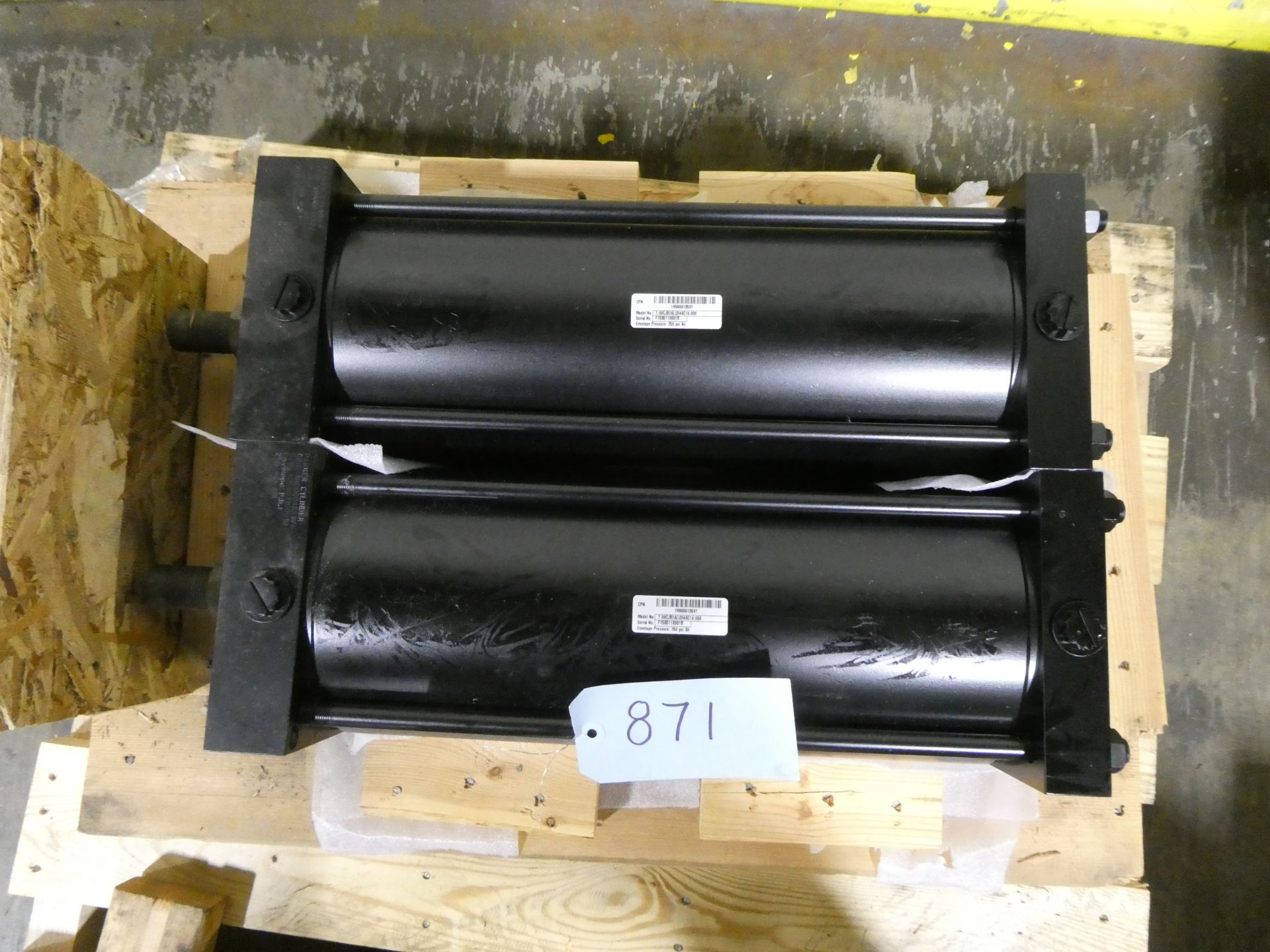 (2) New Parker Air Cylinders