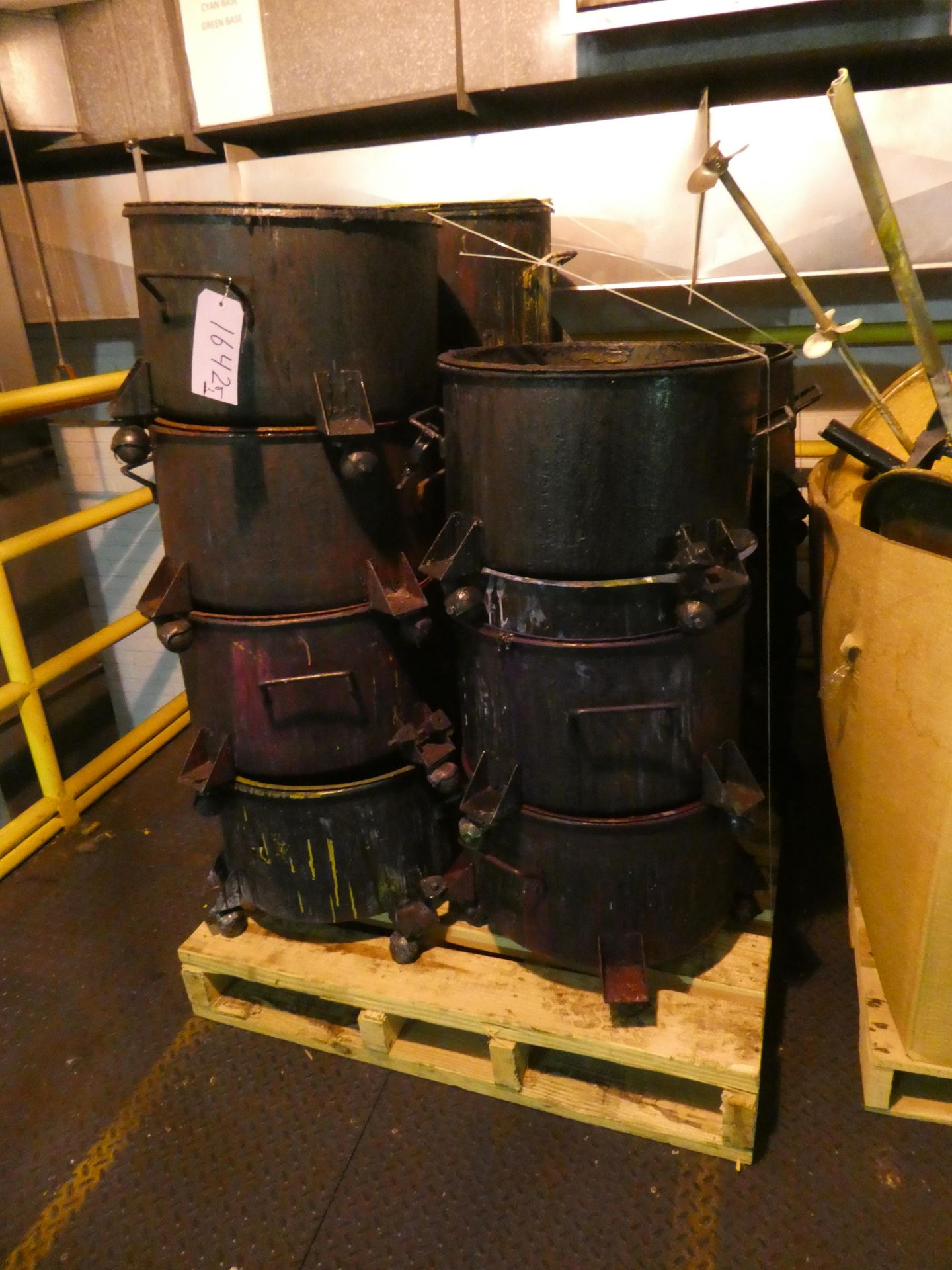 Ink Pots, Barrel Carts, and Other Ink Preparation Components/Parts