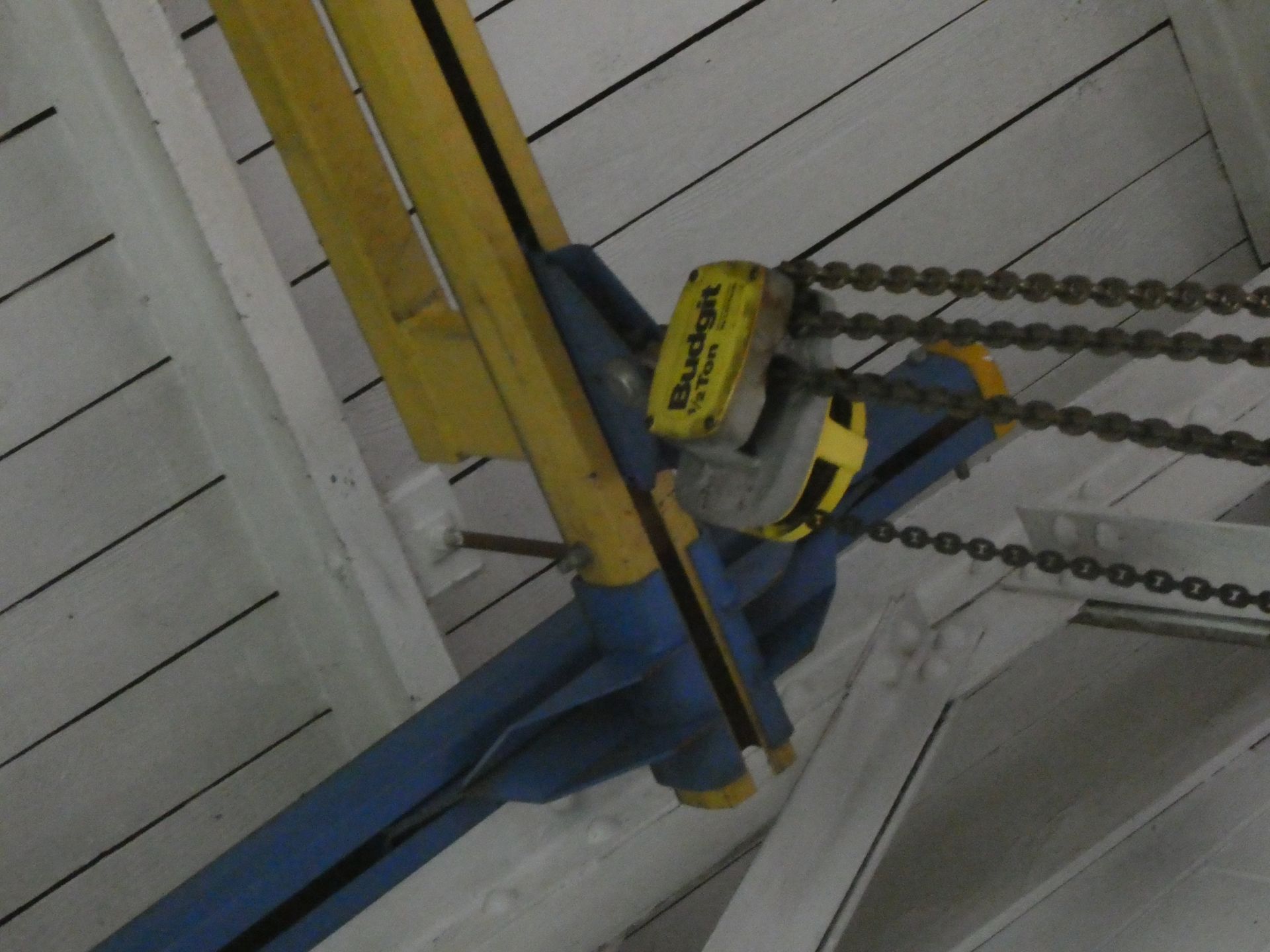 Gorbel 1 Ton Crane System 1/2 Ton Budgit Chain Fall - Image 2 of 3