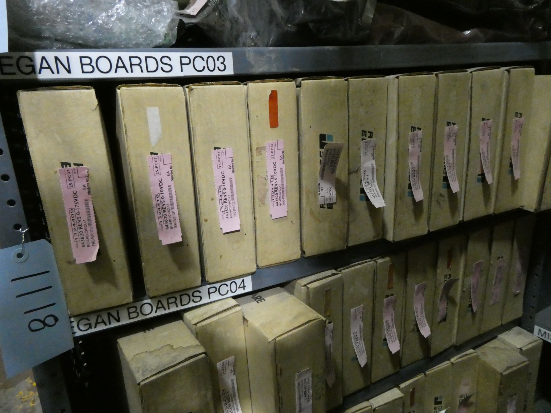 Shelf with Egan CMR Circuit Boards