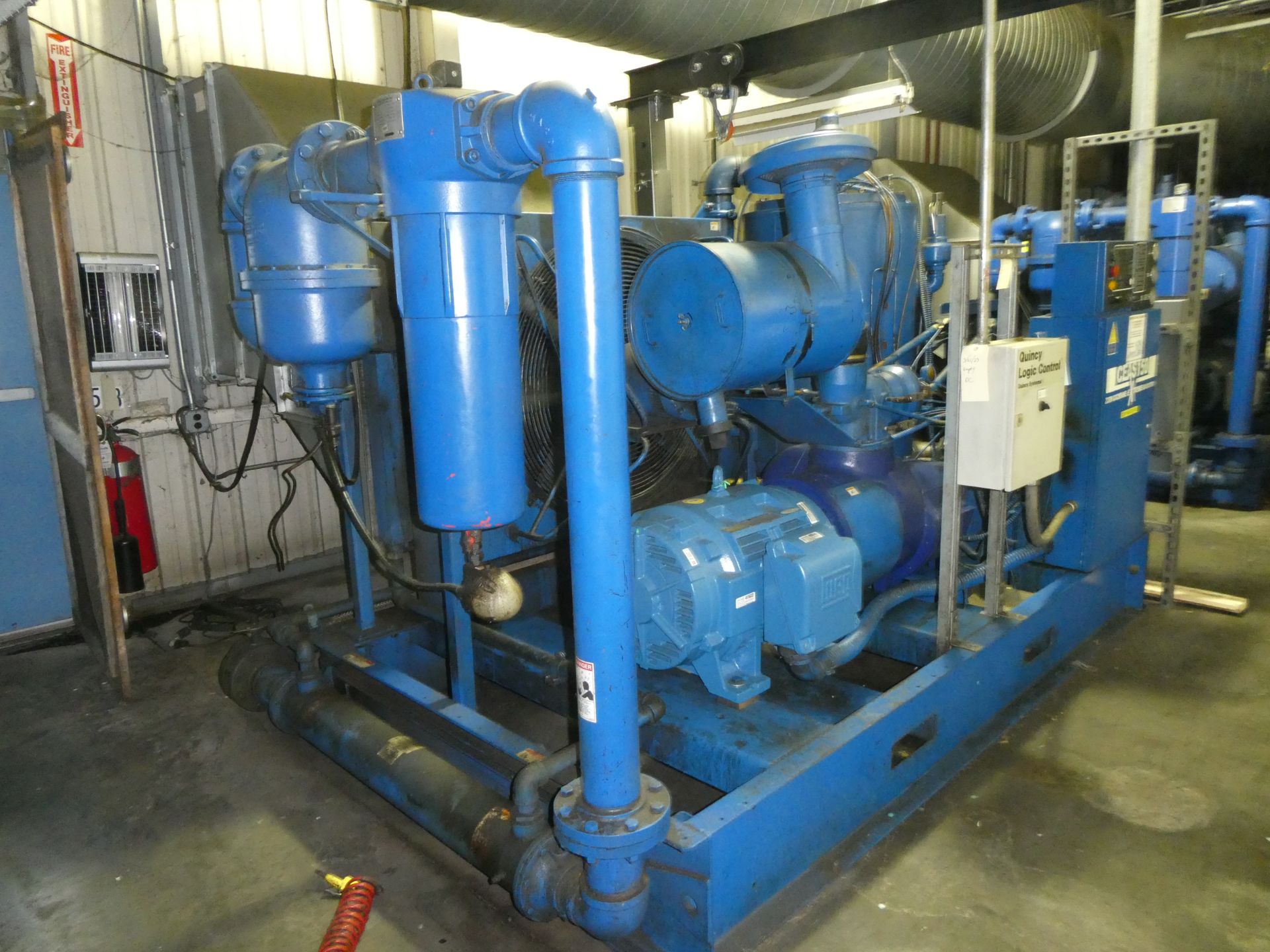 Quincy Model QSLP150 150 HP Rotary Screw Compressor Package.