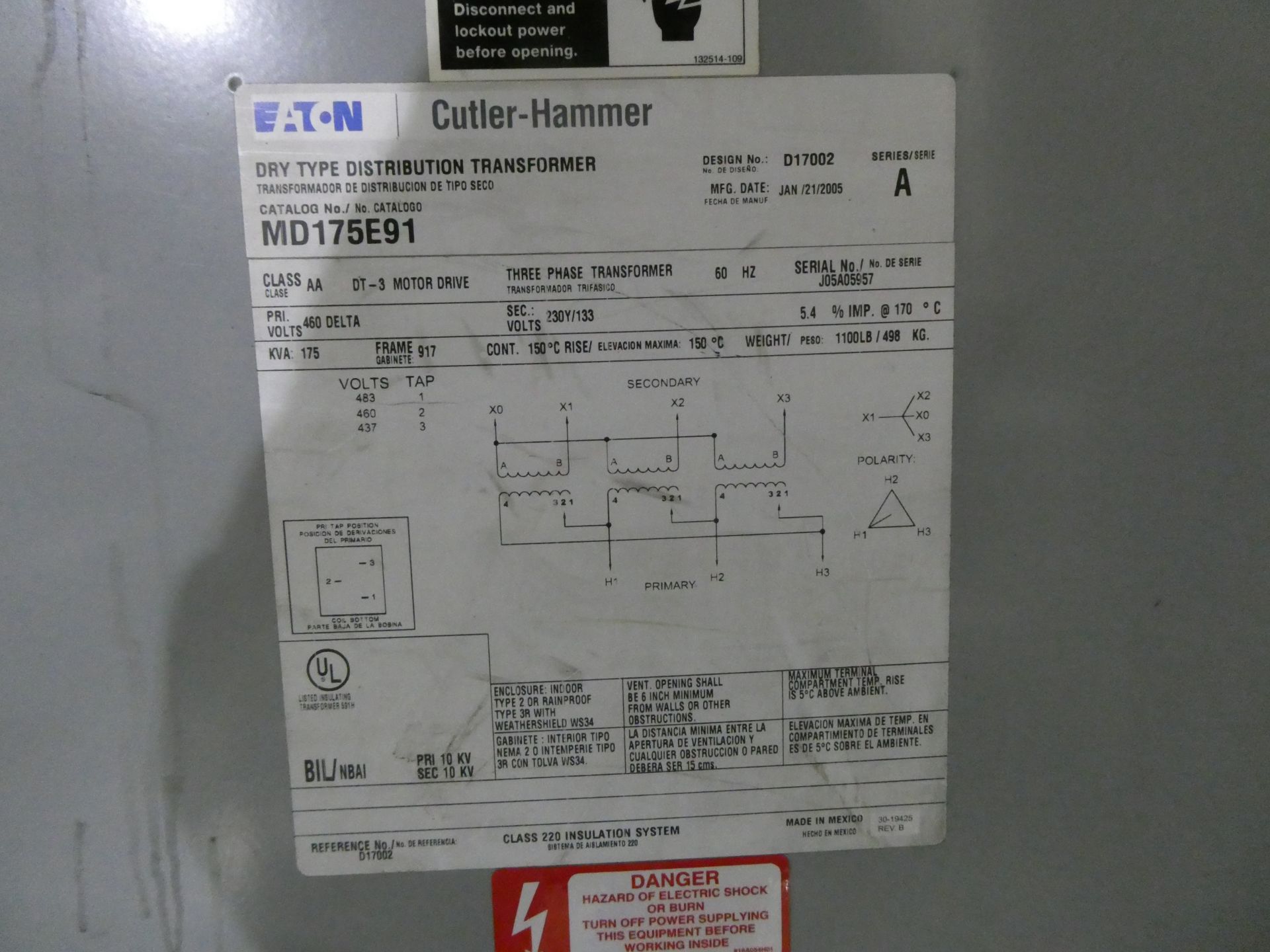 Heater Control Panel w/ Parker 650 Series Drive - Image 7 of 9