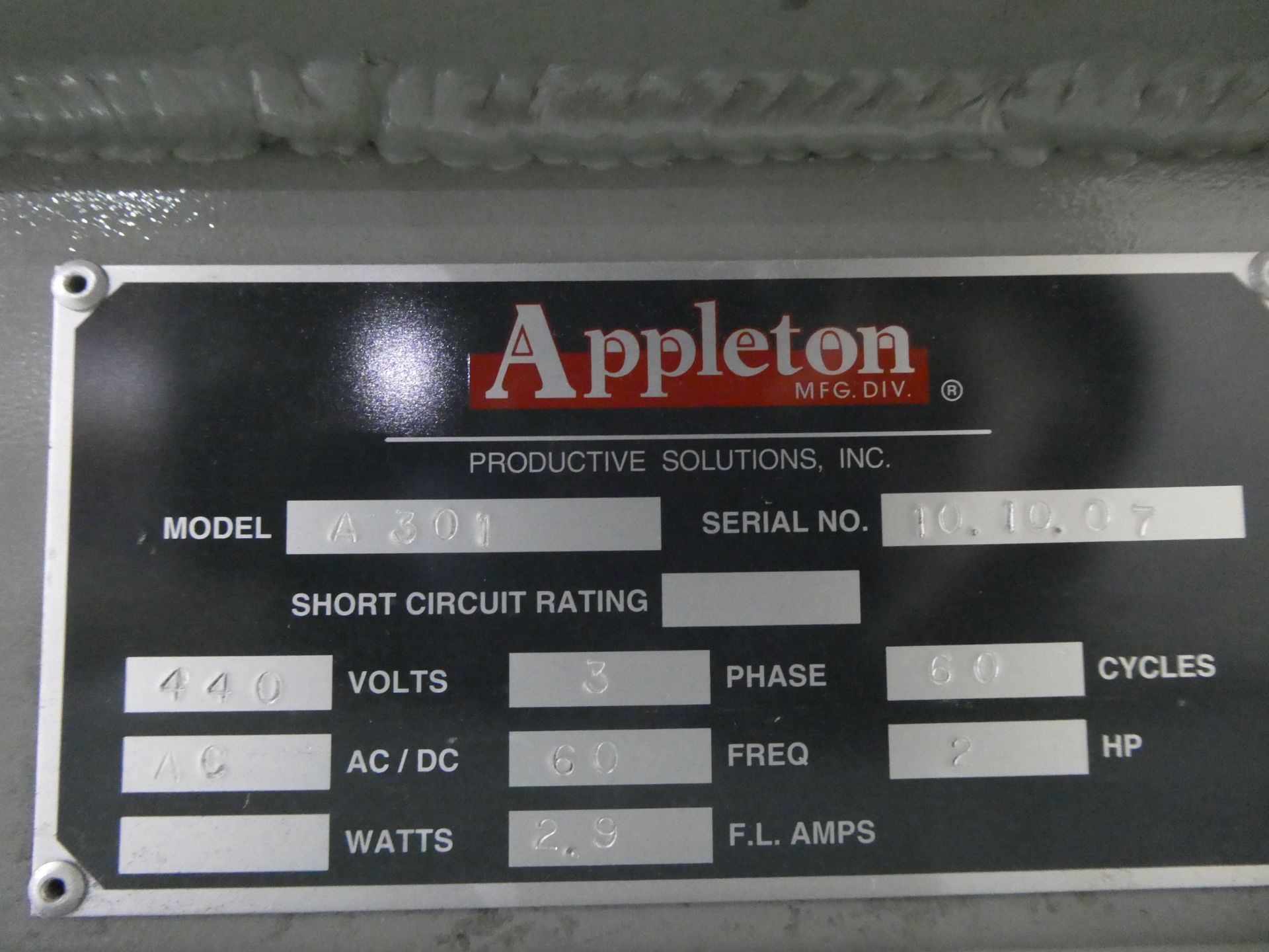 2007 120" Automatic Appleton Core Cutter - Image 6 of 10