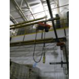 Gorbel Overhead Crane System w/ 2 CM Lodestart 1/2 Ton Hoists