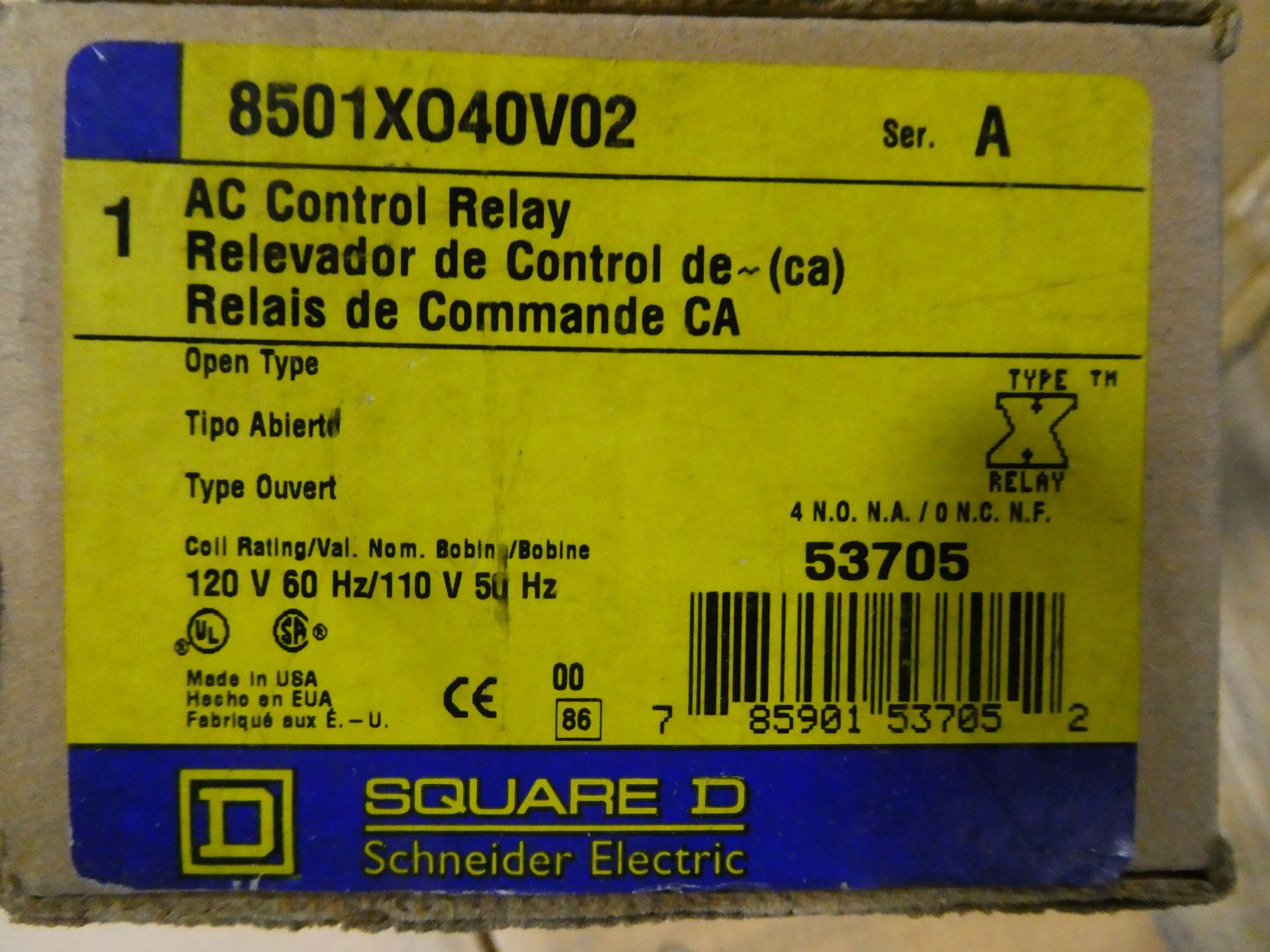 Pallet of Square D Safety Switches, Circuit Breakers, VDC Coils and Components - Image 10 of 10