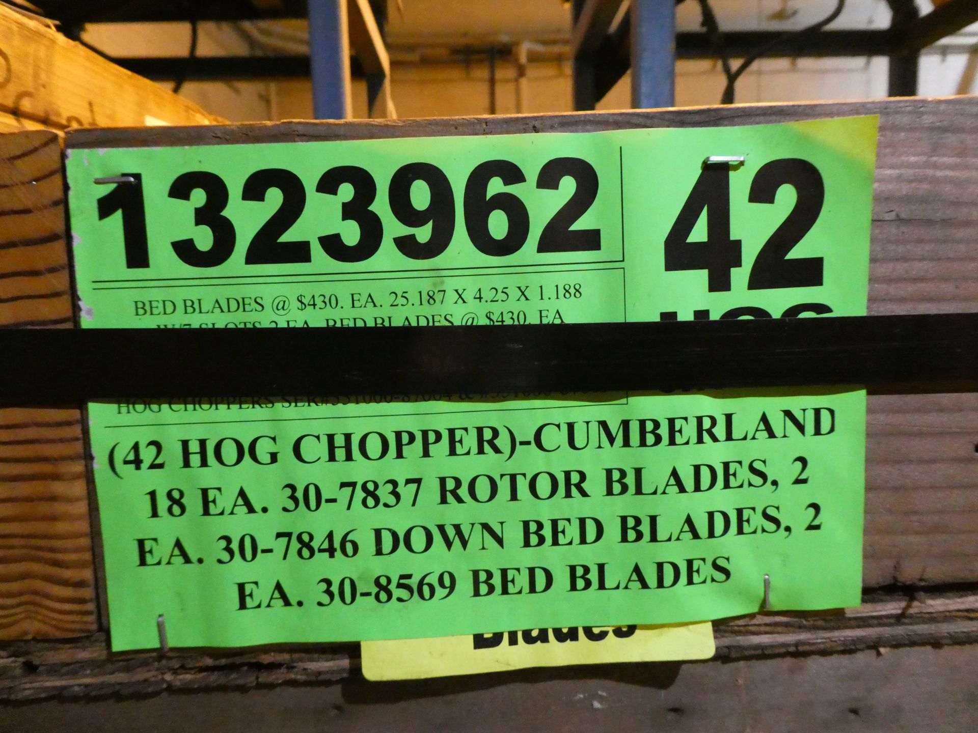 50-18KN Knives for Cumberland Granulator/Hog Chopper - Bild 2 aus 2