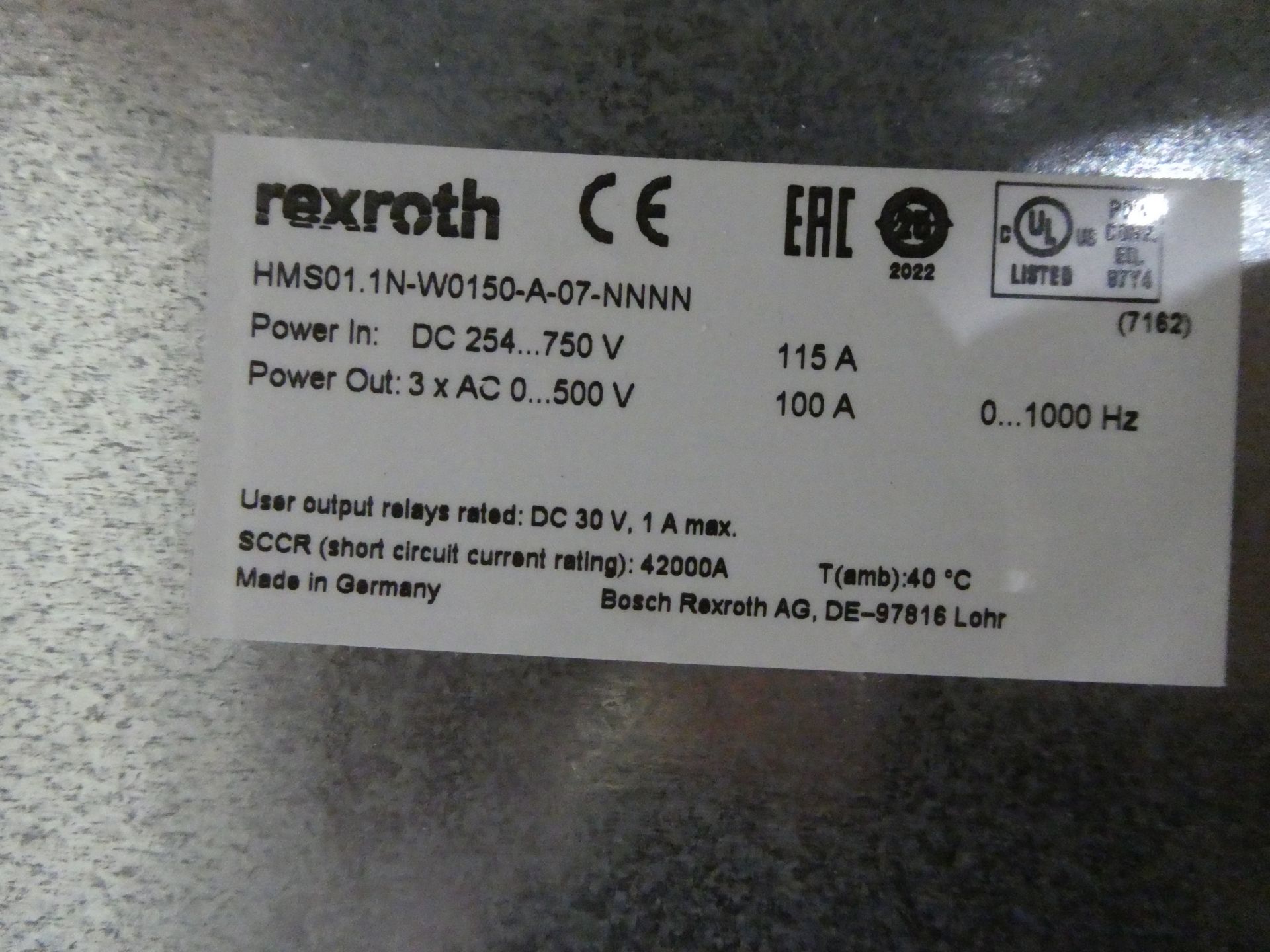 Rexroth Servo Drive - Image 2 of 2