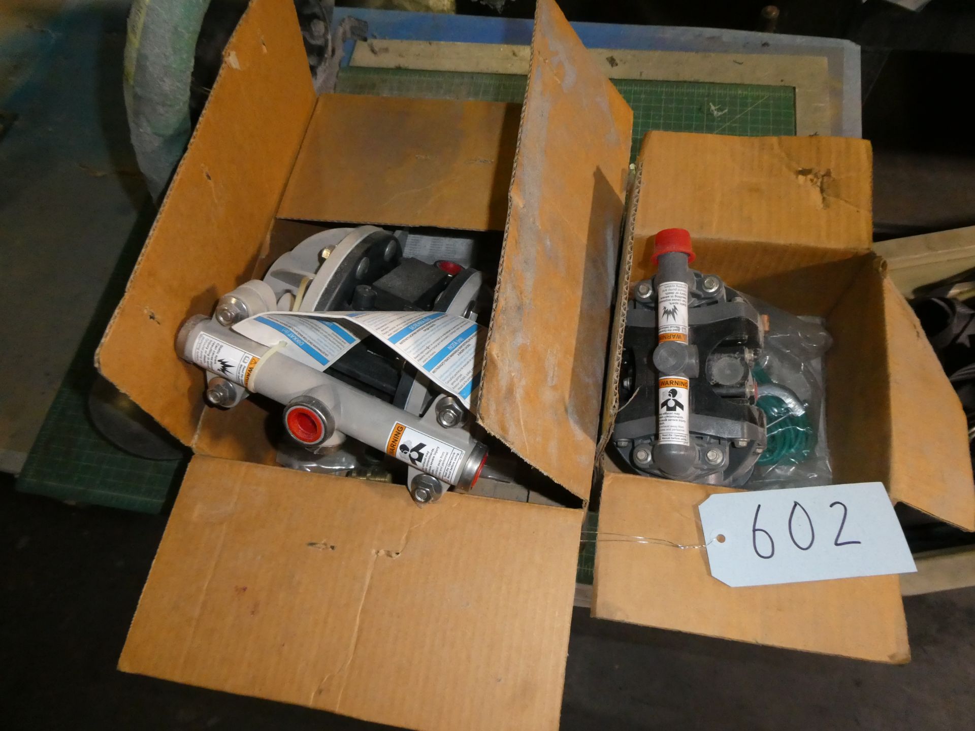 (3) Aro Double Diaphragm Pumps