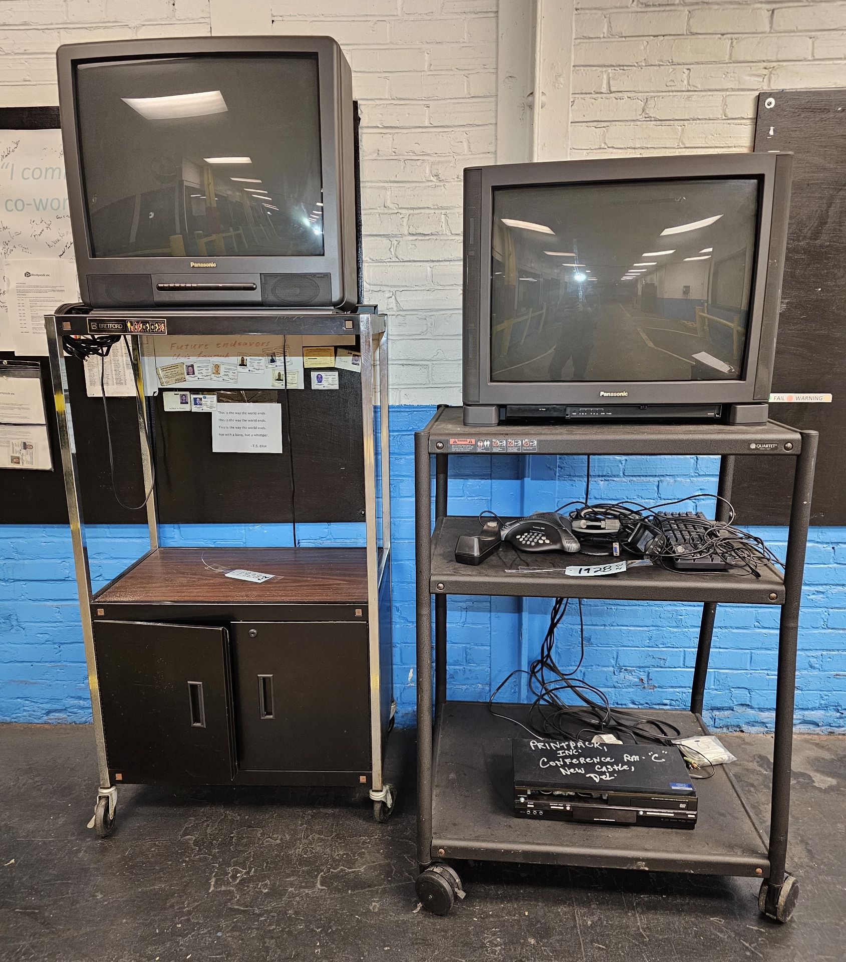 Panasonic TVs, Carts and Contents