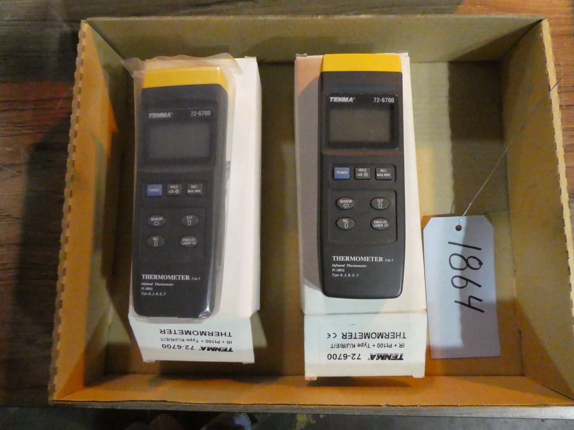 (2) Tenma 72-6700 Infrared Thermometers
