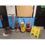 Lot of Cleaning Equipment and Supplies