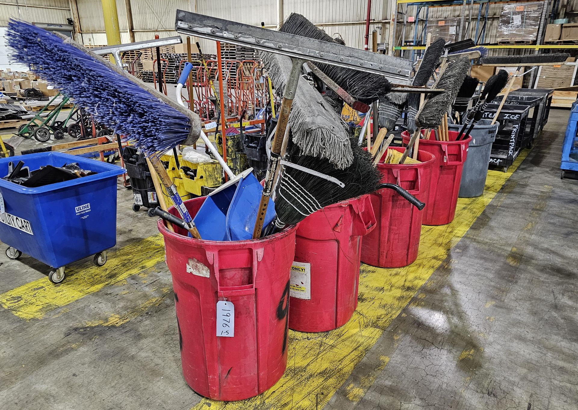 Trash Cans and Janitorial Supplies