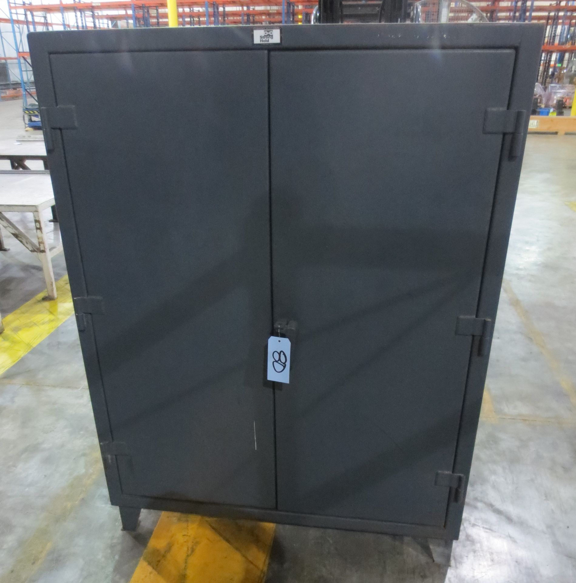 Strong Hold Steel Cabinet And Contents