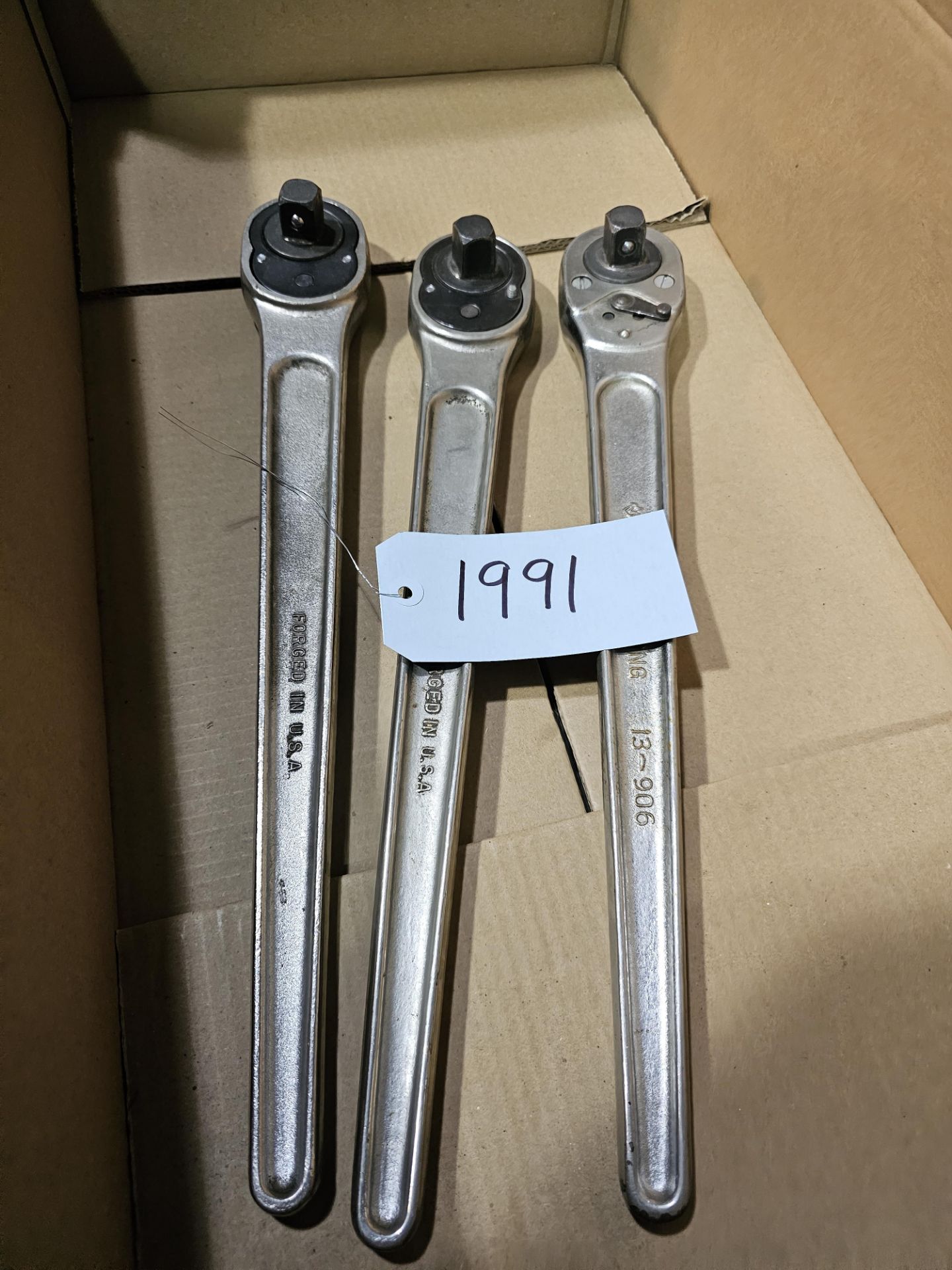 (3) Armstrong 3/4" Ratchets