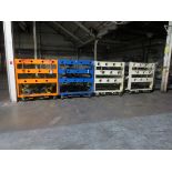 (4) Rolling Print Sleeve Storage Carts