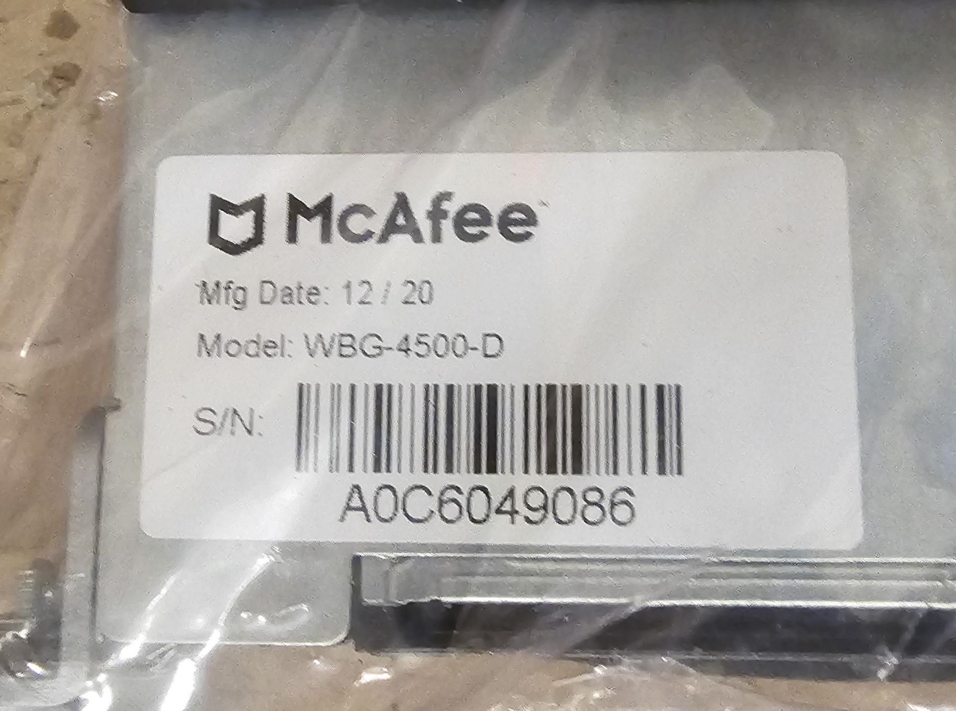 McAfee WBG-4500-D Web Gateway - Bild 3 aus 3