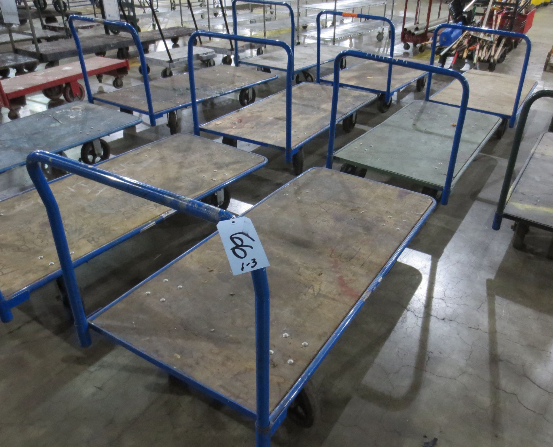 (3) Platform Trucks