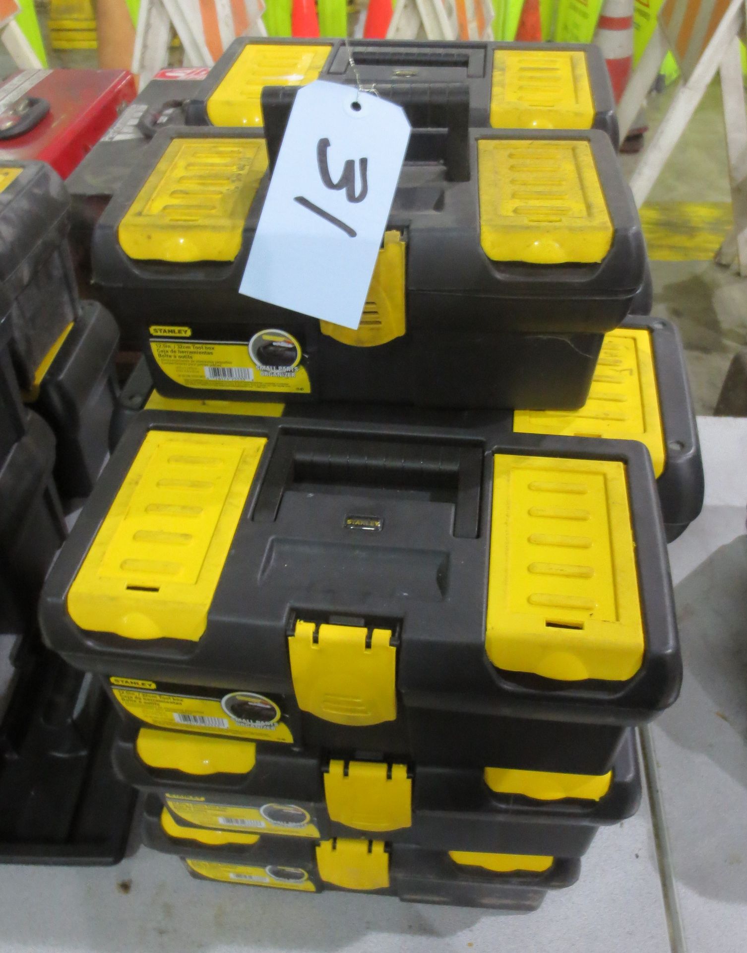 (9) Stanley Toolboxes