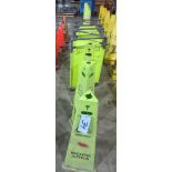 Assorted Safety Cones, Delineator Posts, and Folding Safety Barriers
