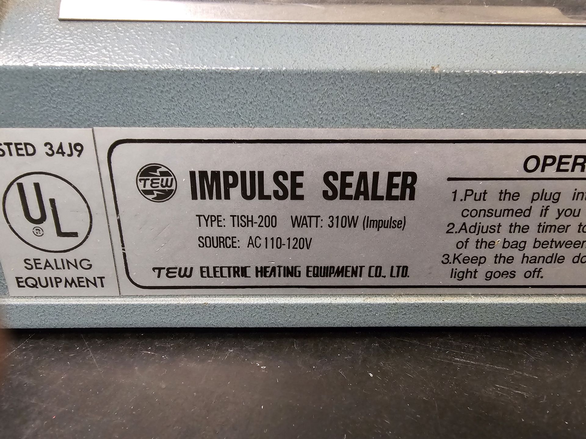 (4) Impulse Sealers - Image 9 of 9