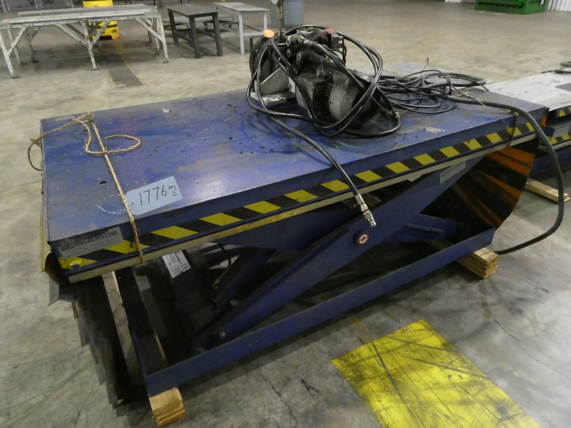 Metalsystem Lift Table and Roll Pusher