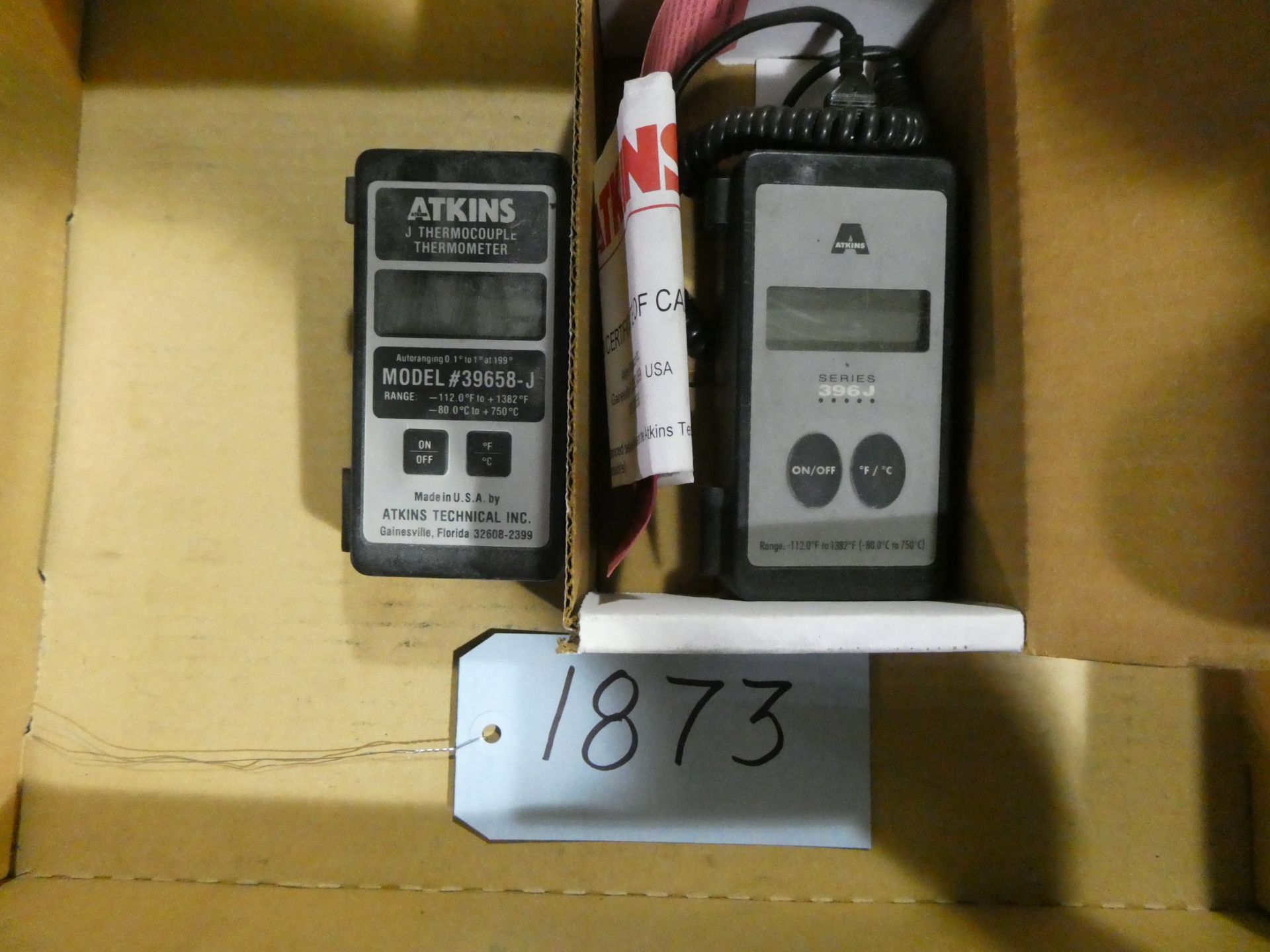 (2) Atkins Thermocouple Thermometers