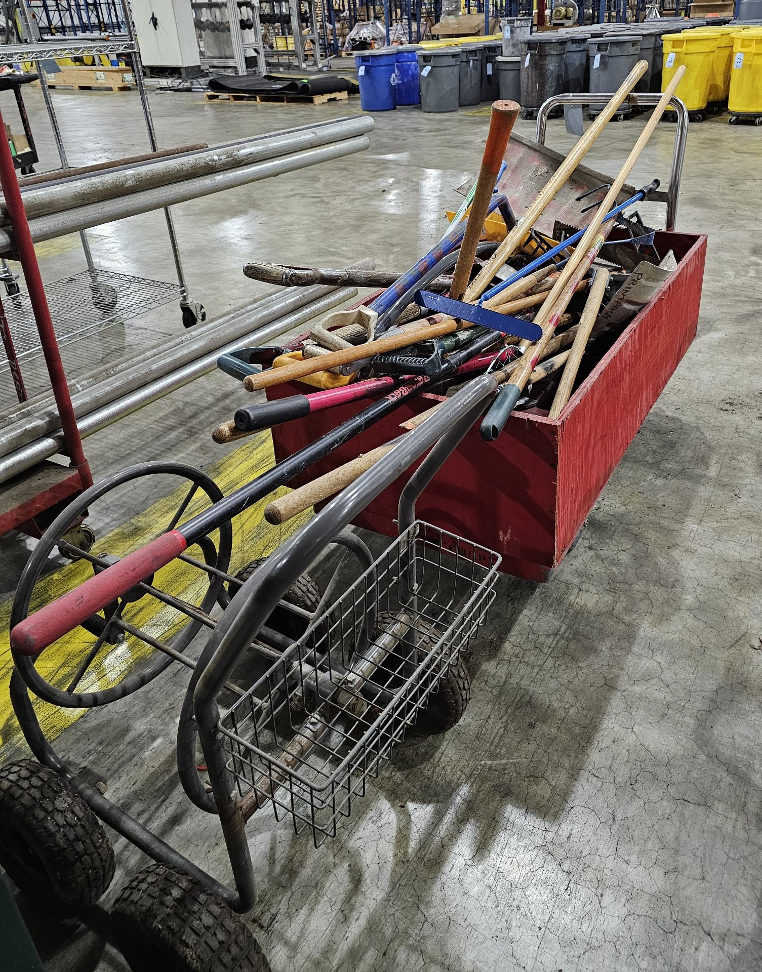 Carts with Outdoor Tools and Hose Reel - Image 5 of 5
