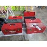 (6) Steel Toolboxes