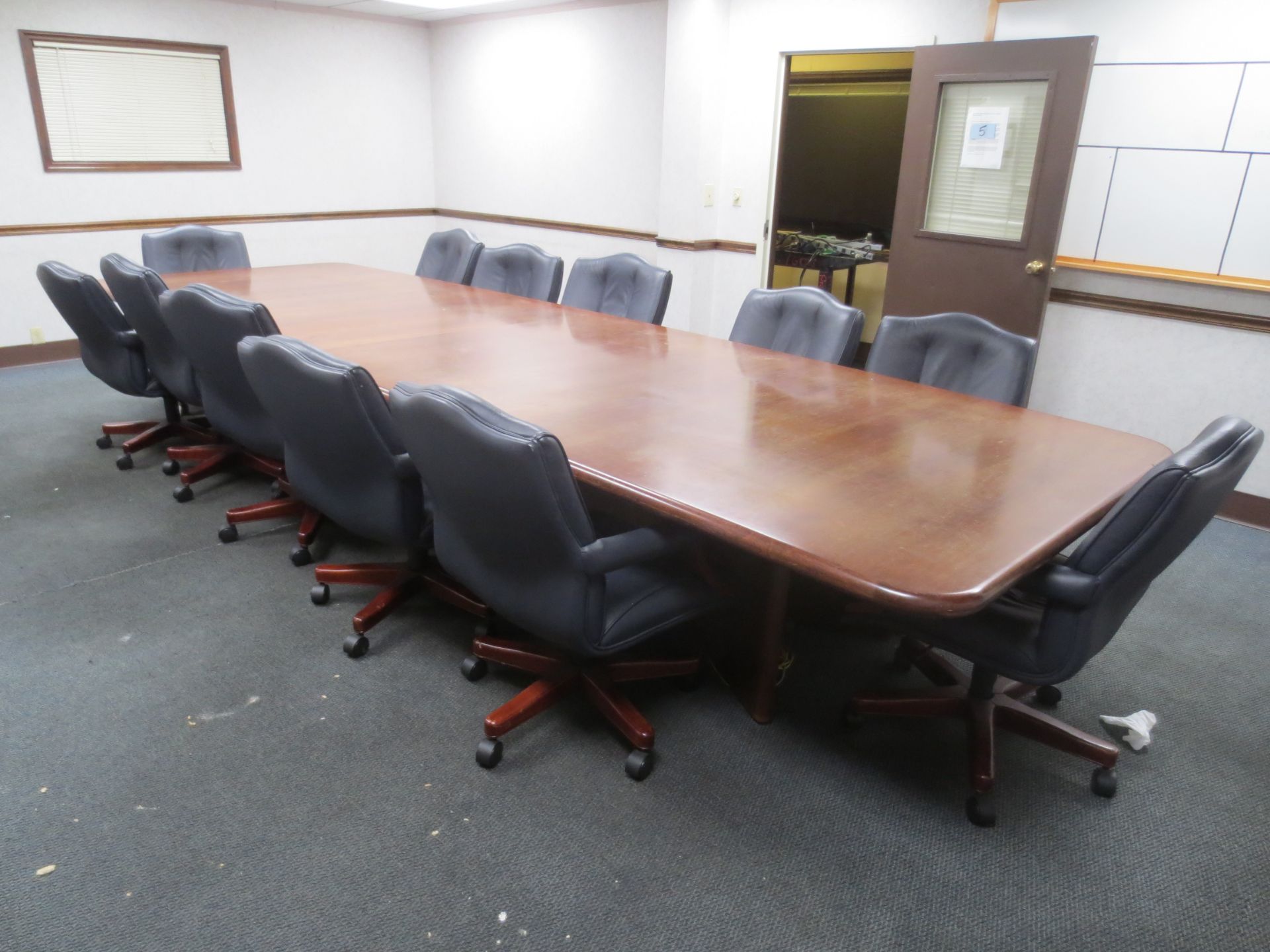 Conference Table and Chairs - Image 2 of 2
