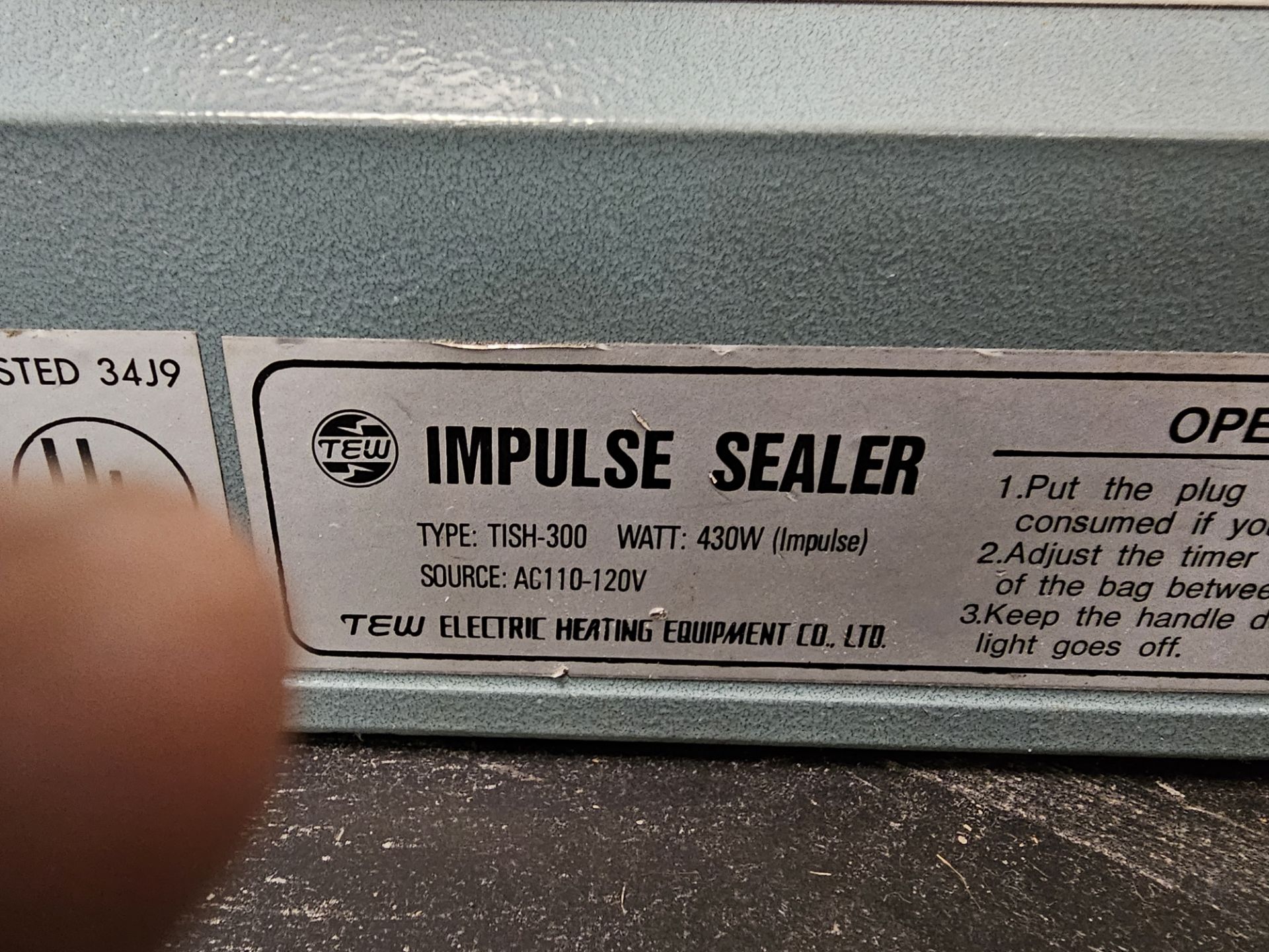 (4) Impulse Sealers - Image 3 of 9