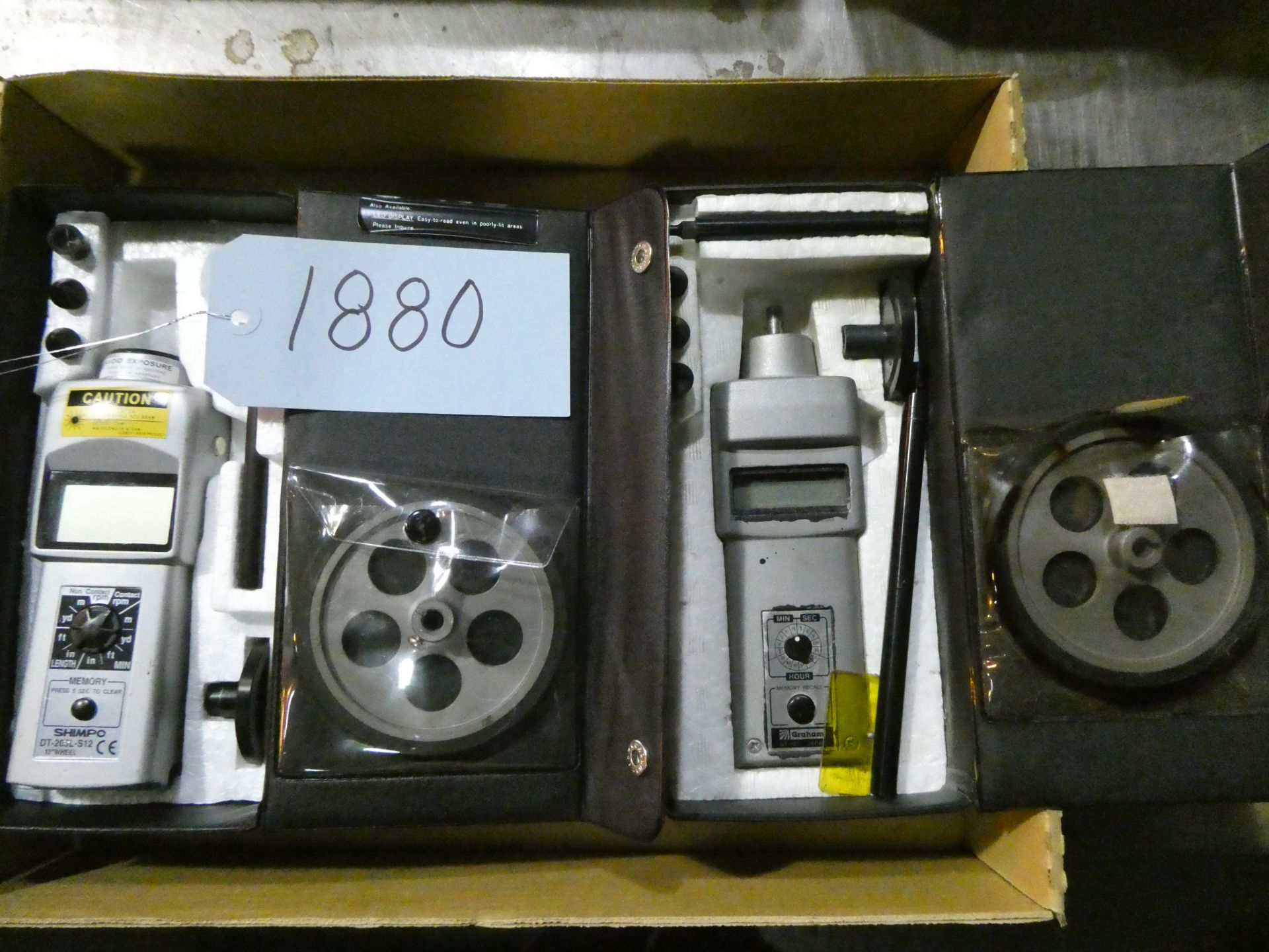 Shimpo and Graham Handheld Tachometers