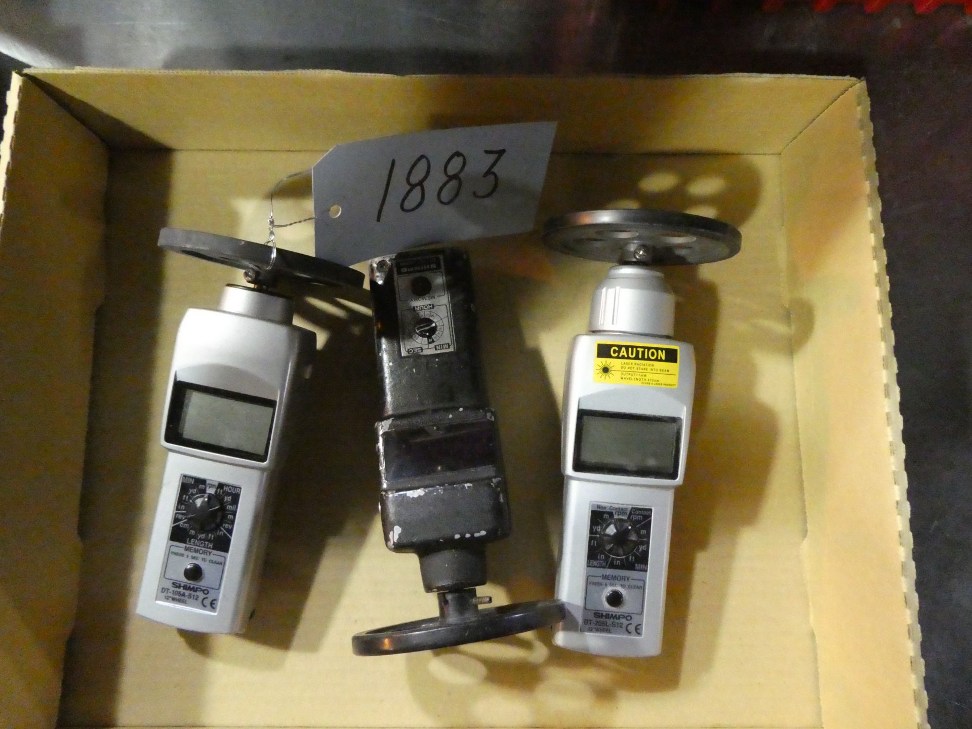 (3) Shimpo Handheld Tachometers