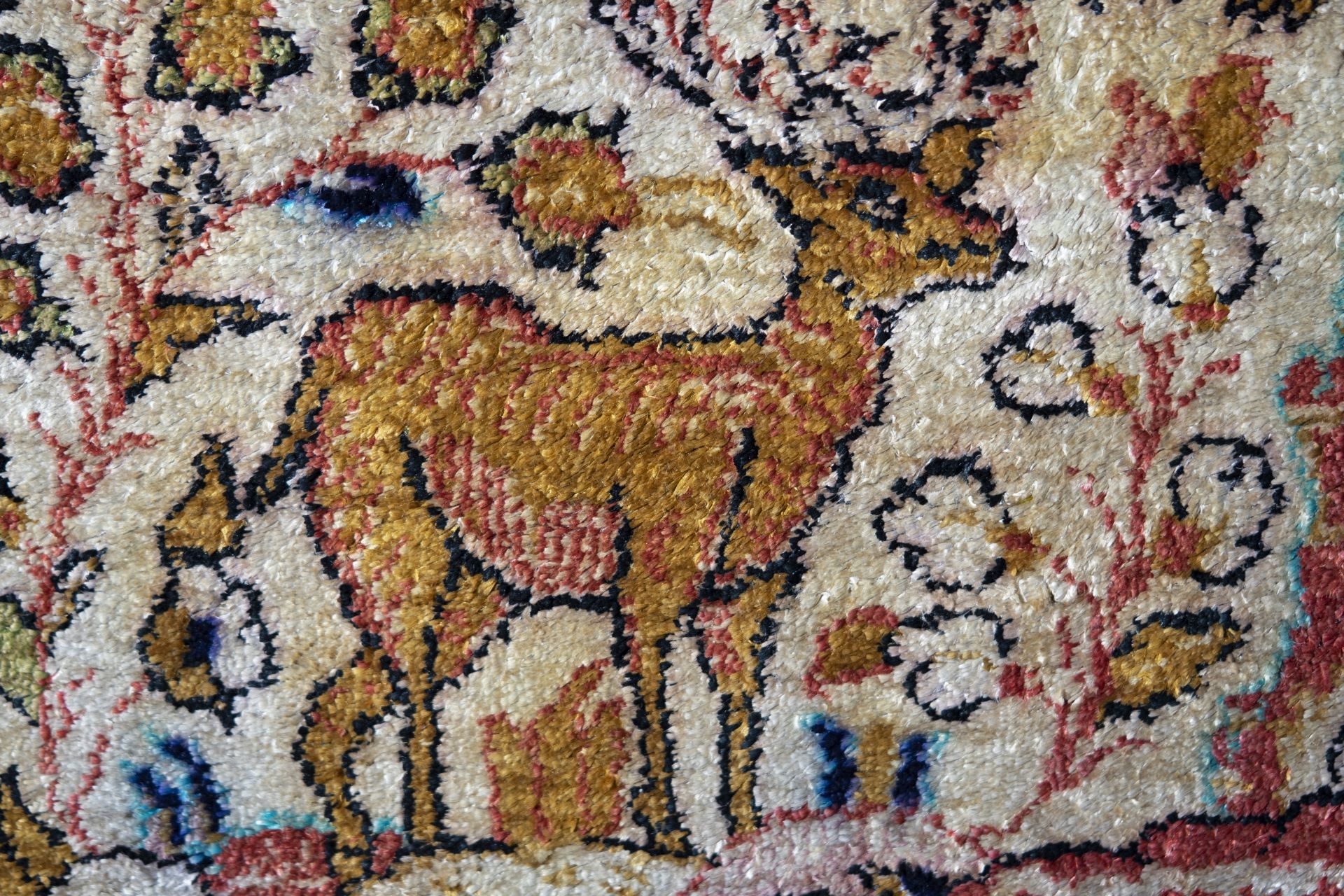 Teppich Seide auf Baumwolle - Bild 4 aus 8