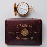 J. Assmann Glashütte Taschenuhr 585er Gold