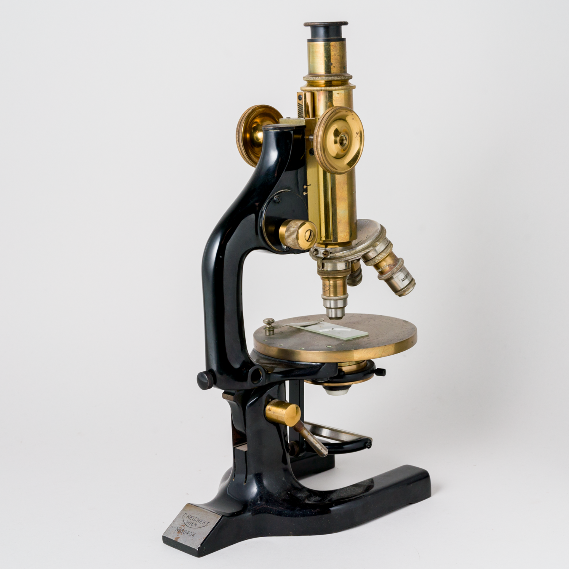 Mikroskop C. Reichert Wien in Holztransportkiste mit Okluaren - Bild 7 aus 18