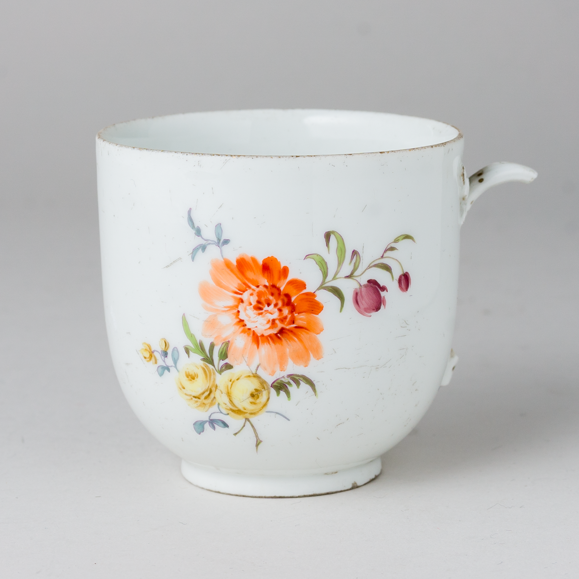 Meissen Tasse Bune Blume 1. Wahl Punktzeit