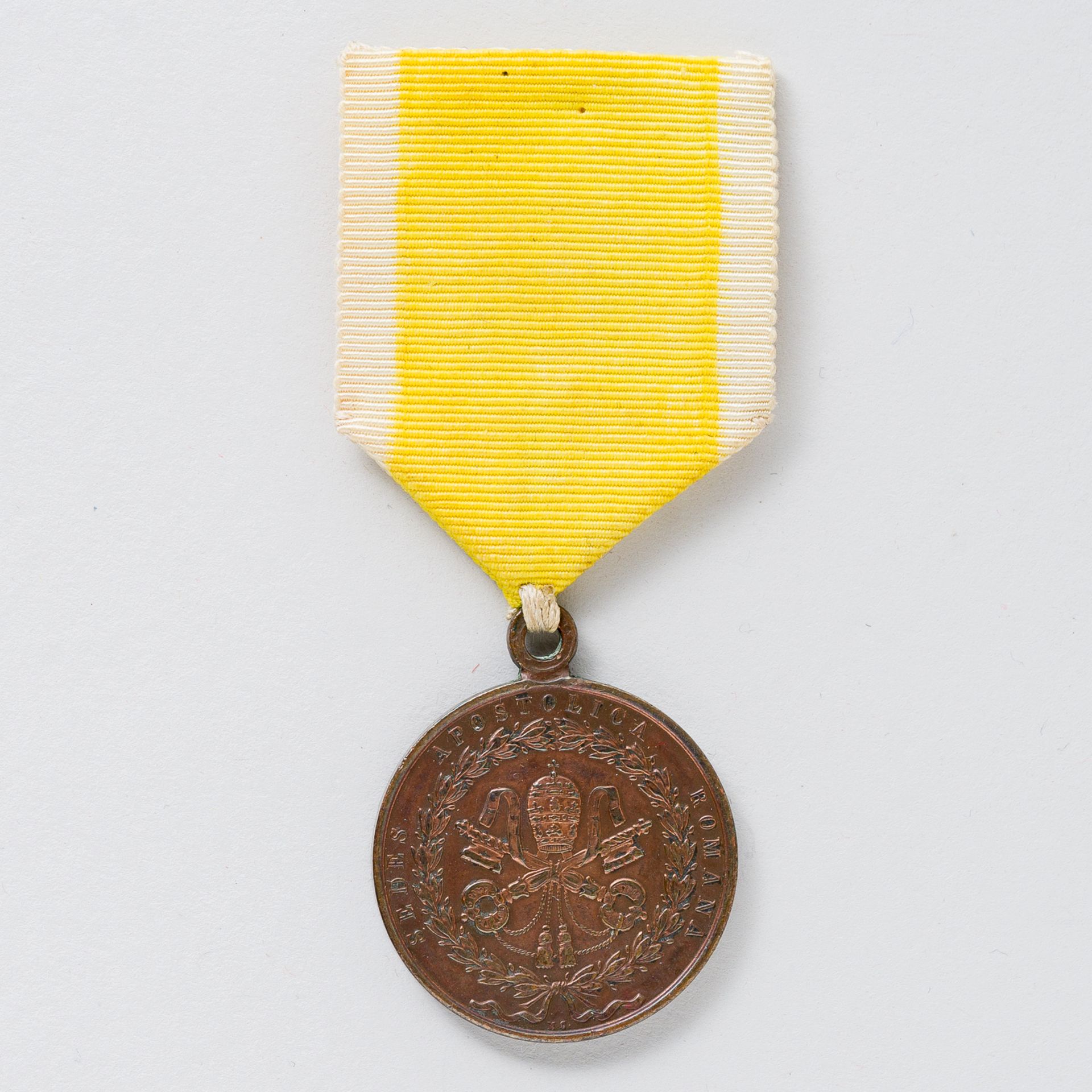 Italien Medaille auf die Belagerung Roms am Band