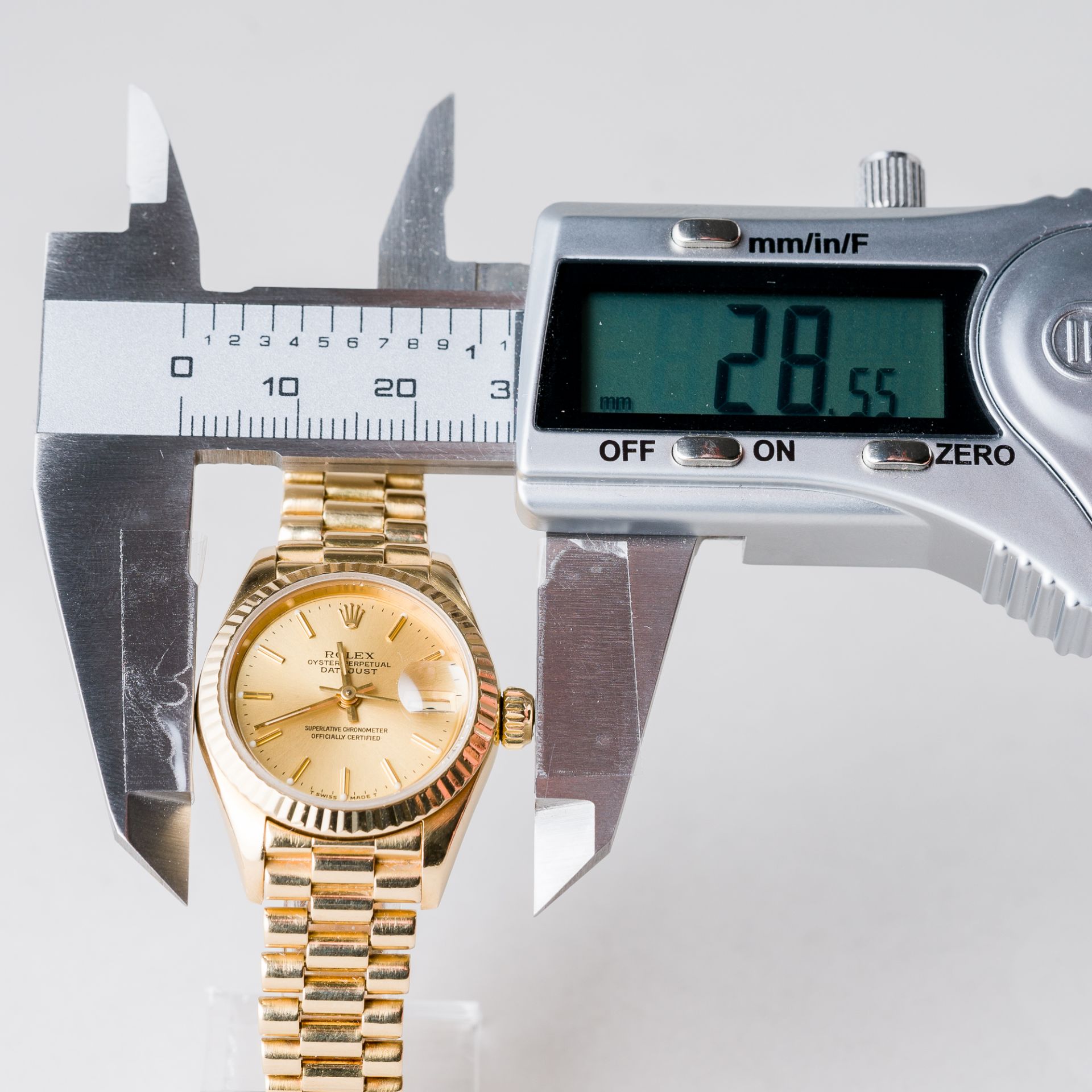 Rolex Lady Datejust 25 mm von 1986 Ref.: 69178 750er Gelbgold - Image 5 of 8