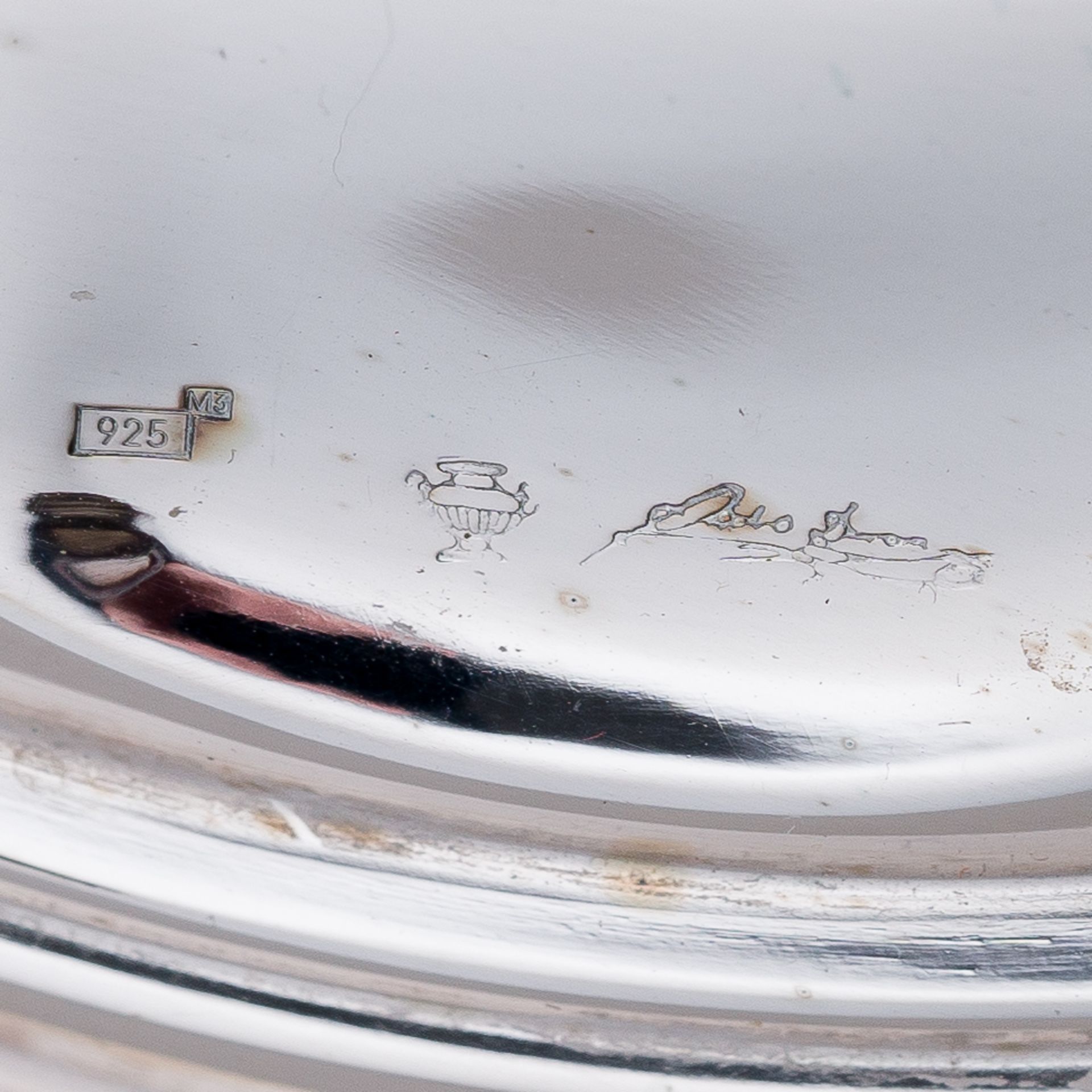 Silber Kerzenleuchter Amphore Unterschrift 797 g 925er Sterling Silber - Image 6 of 7