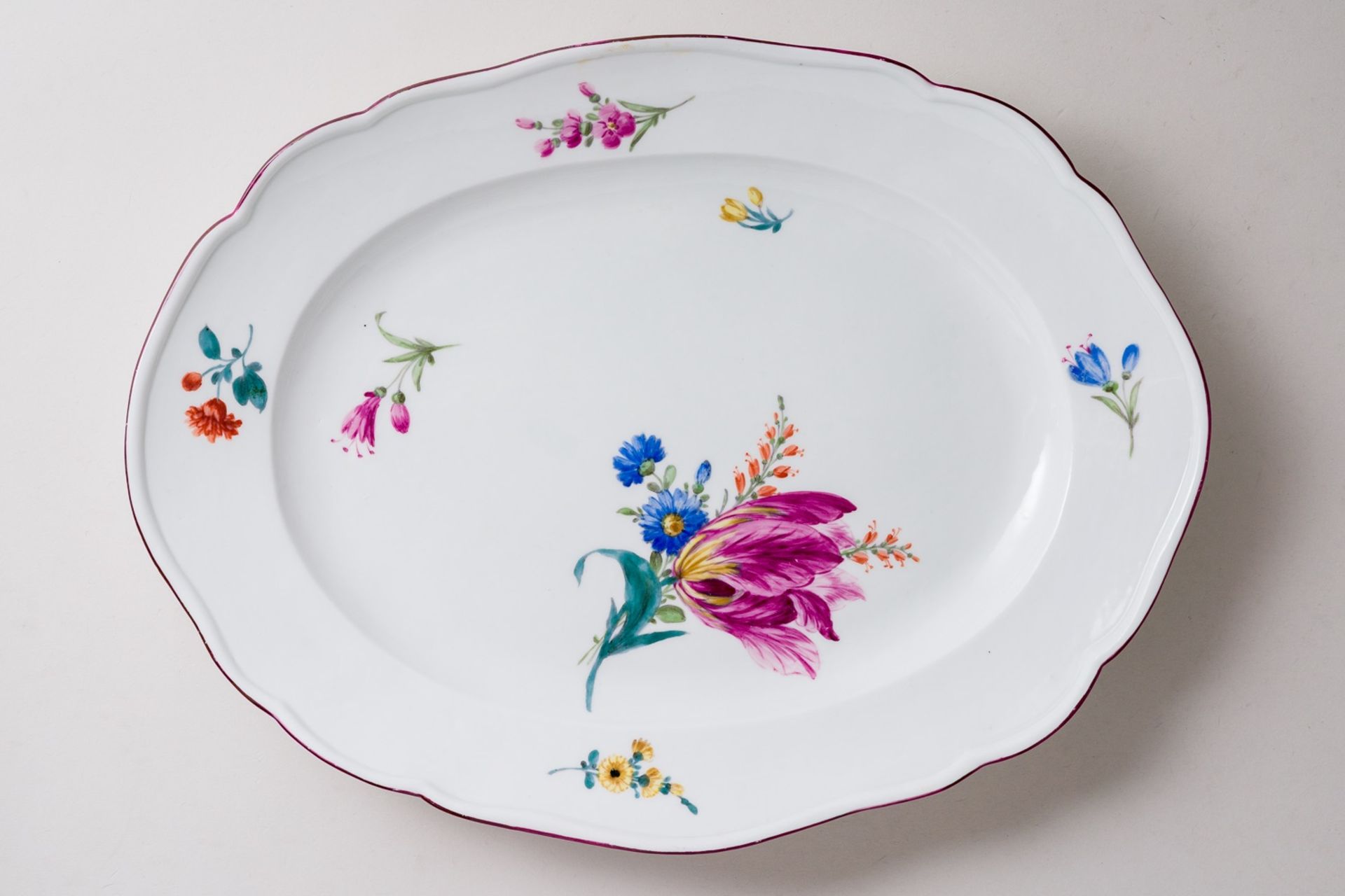 Meissen Speiseservice 34 Teile Bunte Blume 3 Marcolini um 1774 1. Wahl - Bild 26 aus 49