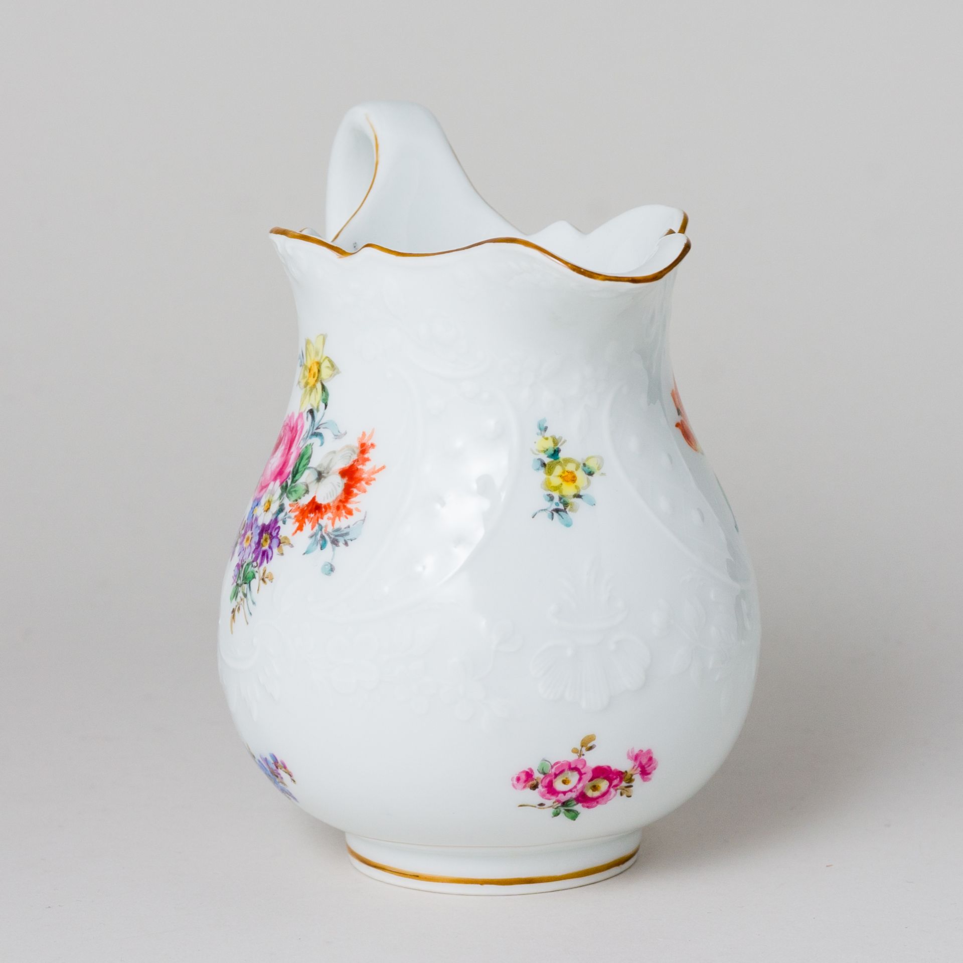 Meissen Milchkännchen Bunte Blume 4. Wahl nach 1934 - Bild 4 aus 6