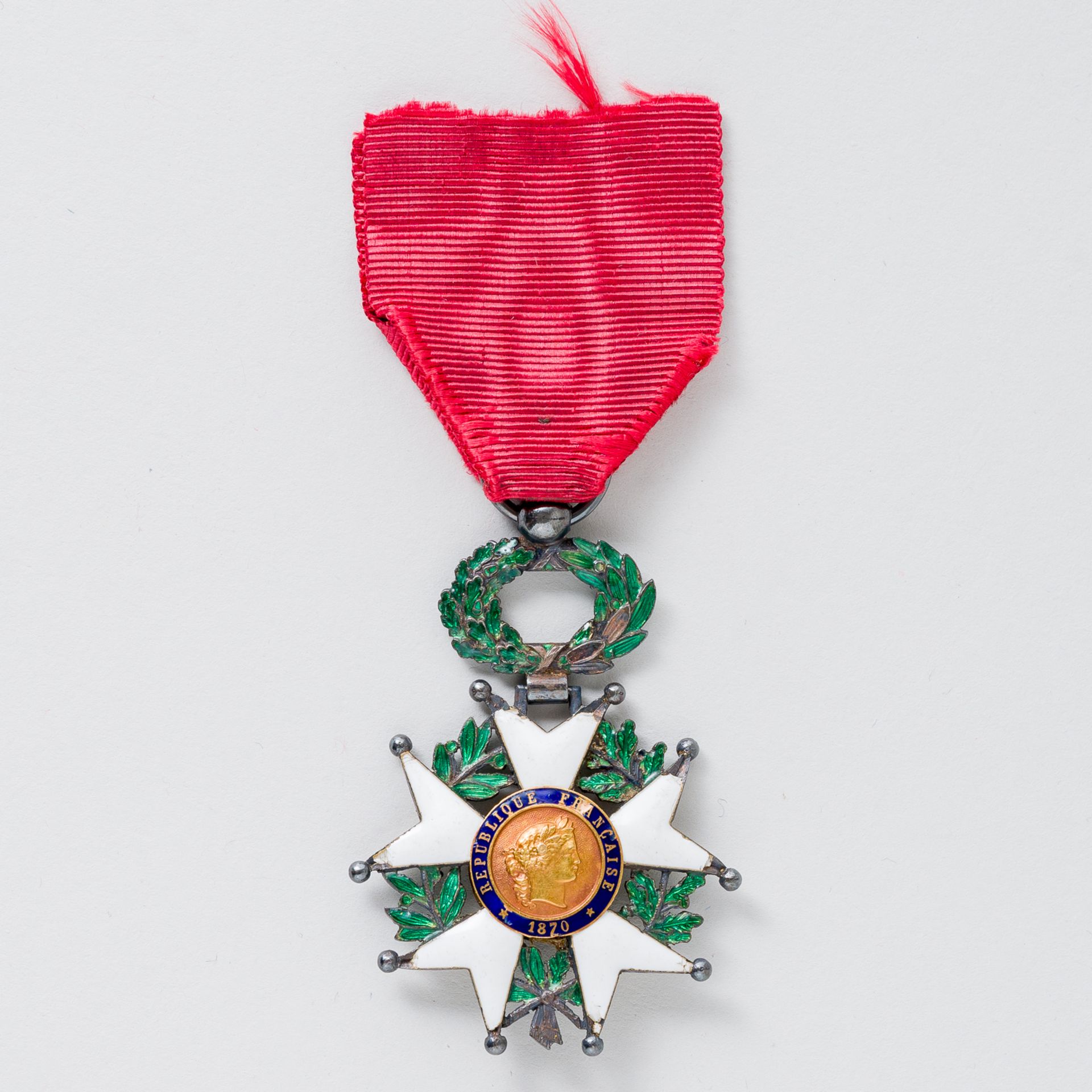 Orden Frankreich Ehrenlegion Offizierskreuz am Band - Image 2 of 4