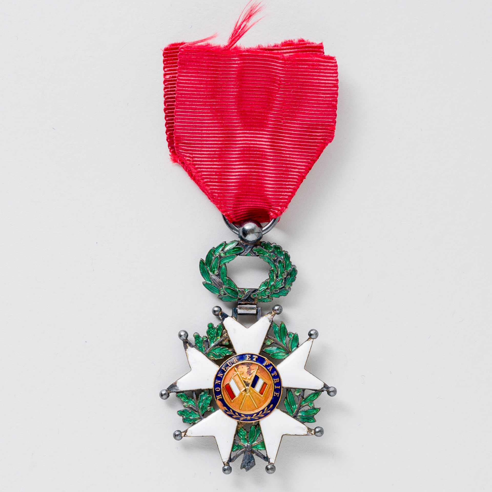 Orden Frankreich Ehrenlegion Offizierskreuz am Band - Bild 3 aus 4
